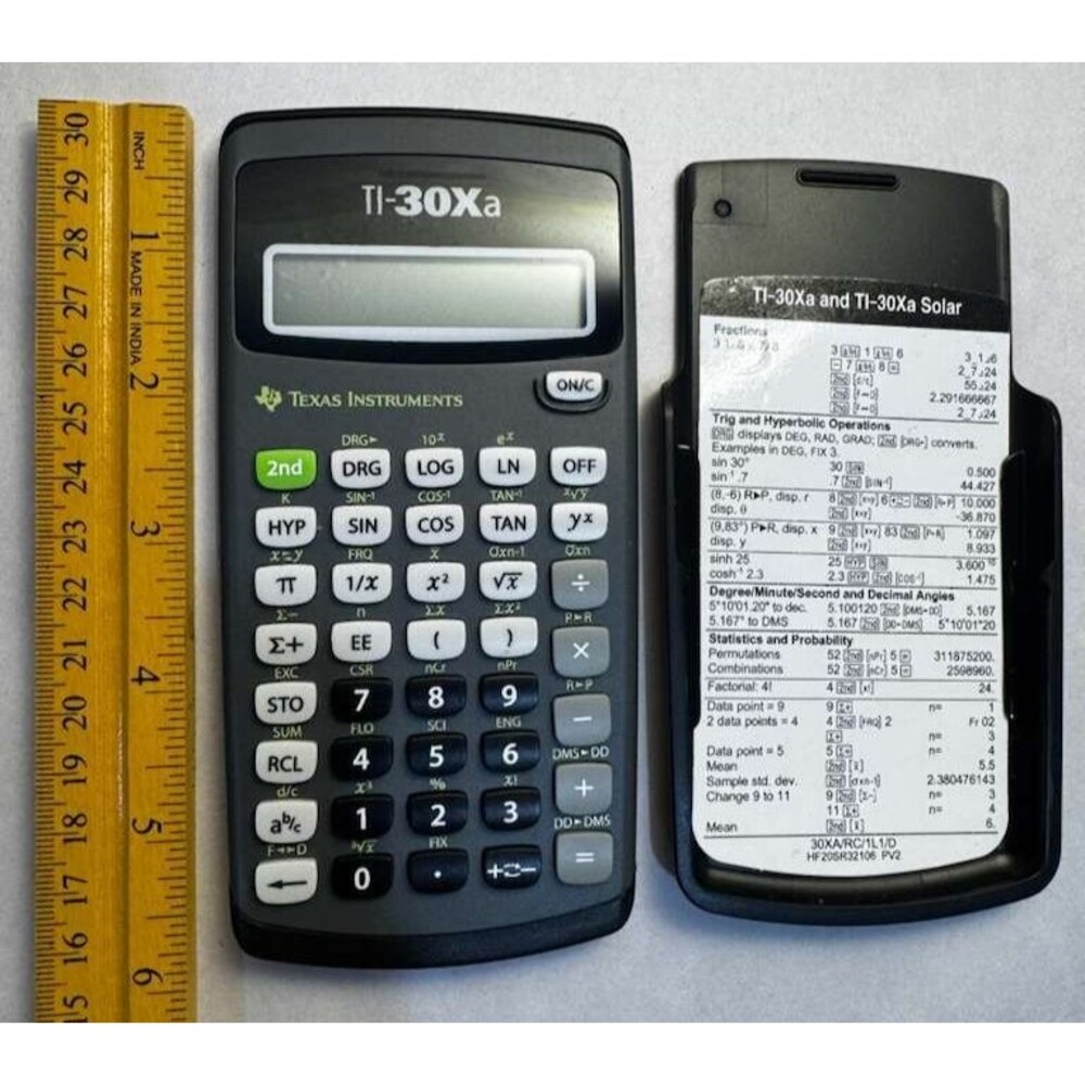 Texas Instrument TI-30Xa Scientific Calculator